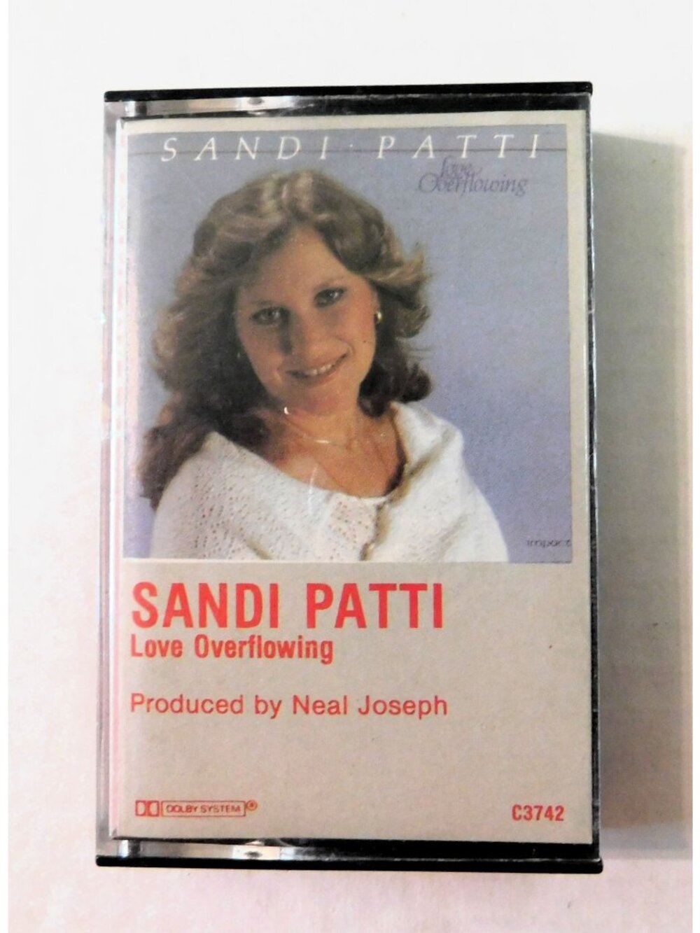 Sandi Patti Love Overflowing 1981 Cassette Album C3742 Impact Records Christian